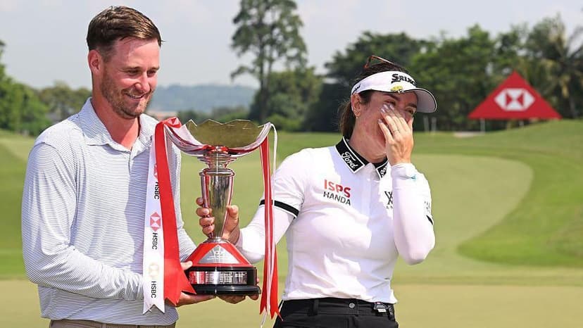 Green wins LPGA title with husband as caddie