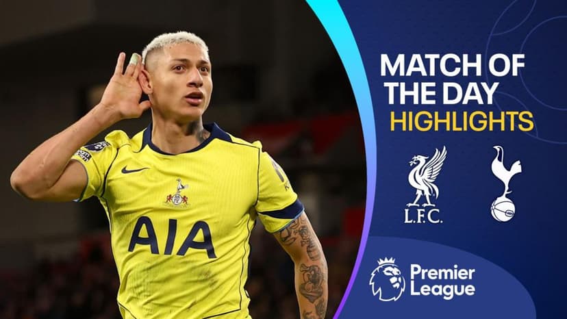 Richarlison's injury-time strike earns Spurs a point at Liverpool