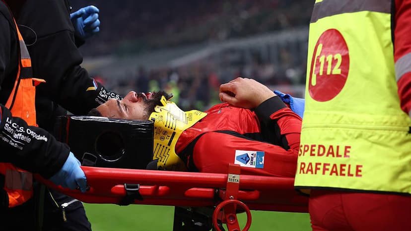 Loftus-Cheek carried off after collision