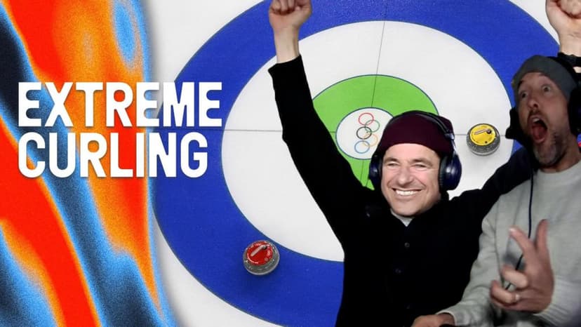 BBC Sport Commentators Try Curling