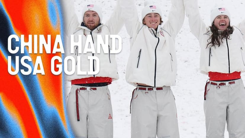 USA Wins Mixed Team Aerials Gold at Winter Olympics