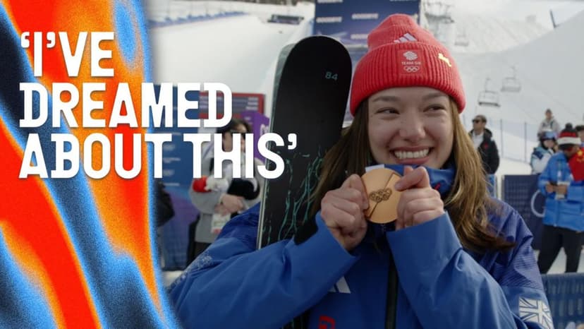 'I'm so happy!' - GB's Atkin delighted with halfpipe bronze medal
