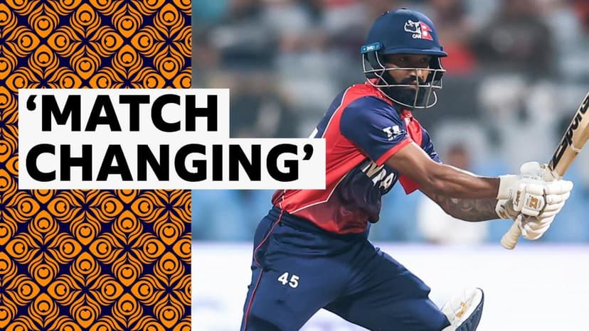 Nepal's Airee Stuns Scotland with Match-Winning Half-Century in T20 World Cup