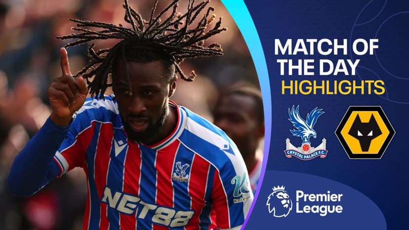 Guessand's late goal earns Palace much needed win against ten-man Wolves
