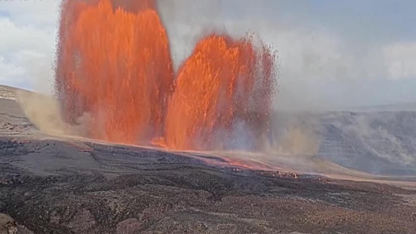 Kilauea eruption sends lava fountains 1,000 feet high in Hawaii