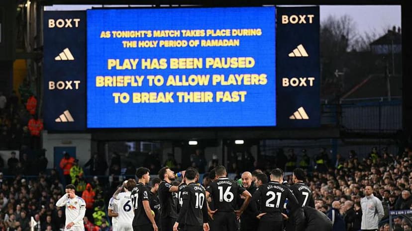 Boos heard during Ramadan pause at Elland Road