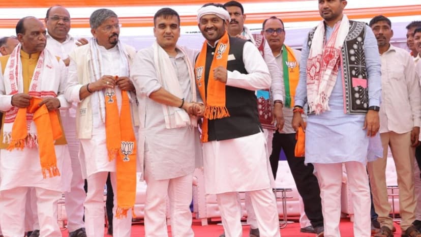 Political Leaders and Supporters Join BJP in Gujarat