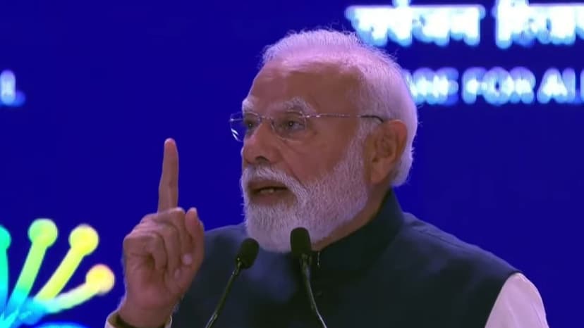 ‘Muslim League Maoist Congress’: Modi slams ‘anti-national’ slogans at AI summit