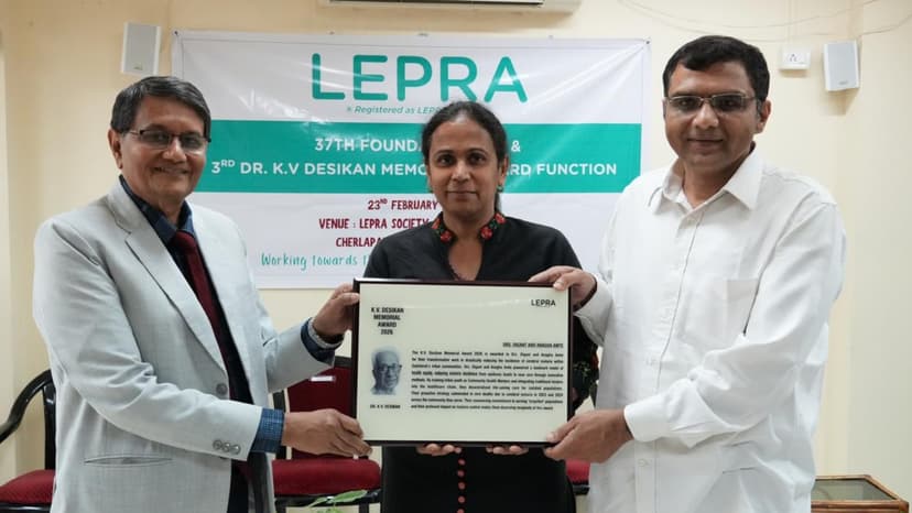 Couple Honored with Prestigious Award for Cerebral Malaria Work in Gadchiroli
