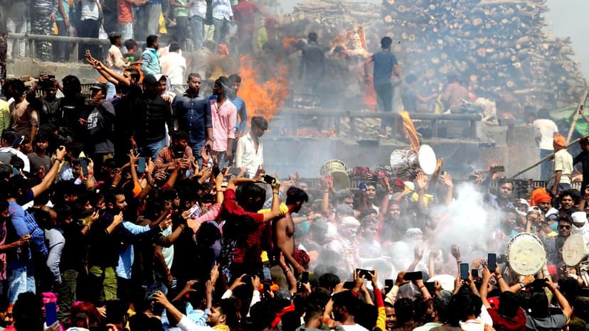 Why Holi played with funeral ashes at Varanasi’s Manikarnika Ghat is facing calls to be banned