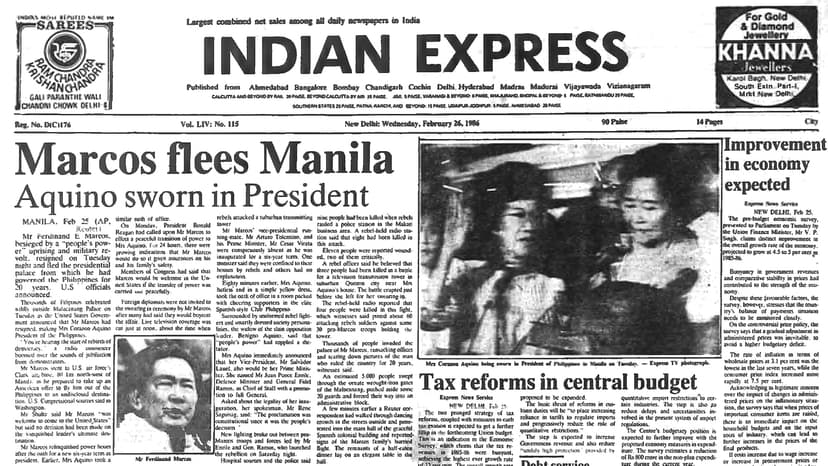 40 years ago February 26, 1986: Marcos flees Manila