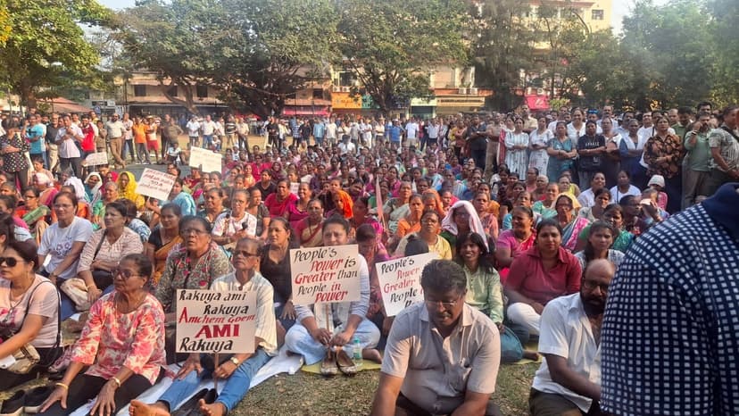 Protesters Demand Scrapping of Land-Use Change Law in Goa