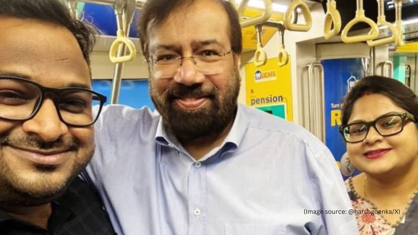 ‘Definitely the best’: Harsh Goenka rides on Mumbai Metro, compares it with networks in Paris, London and New York City