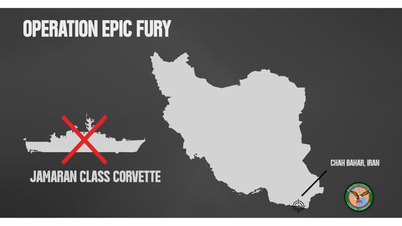 The US Military Stated It Sank an Iranian Ship in the Gulf of Oman