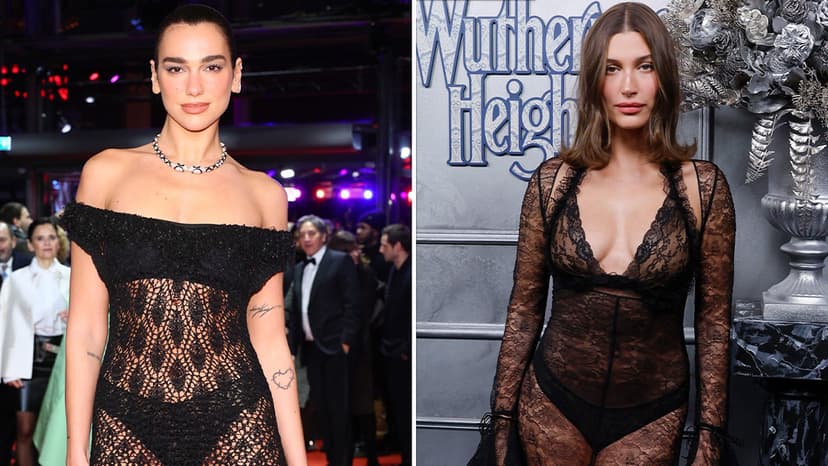 Dua Lipa and Hailey Bieber's Movie Premiere Fashion Showdown
