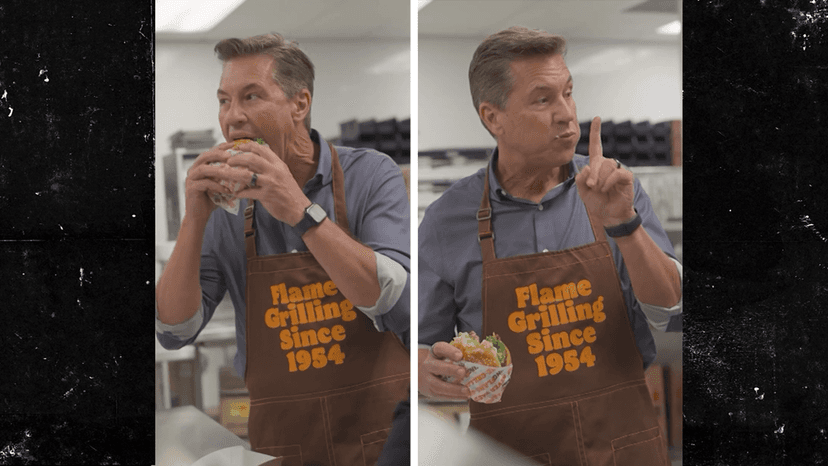 Burger King President Shades McDonald's CEO With Massive Burger Bite