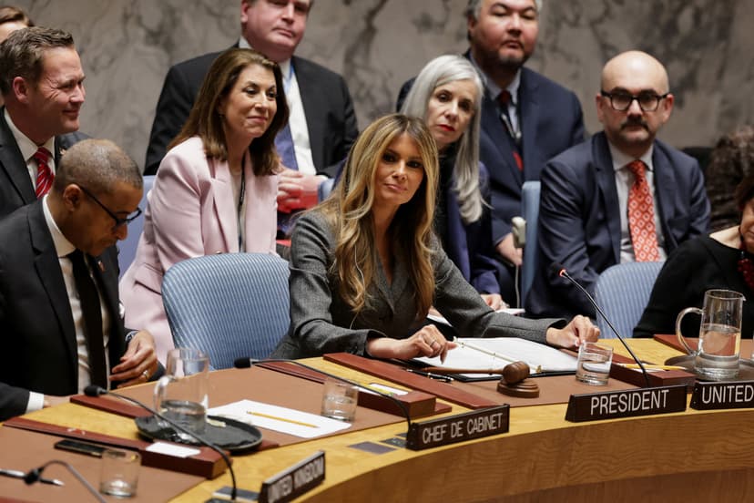 Melania Trump Presides Over UN Security Council Meeting