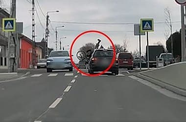 Cyclist hit by car at newly opened railway crossing in Dunaharaszti, Hungary
