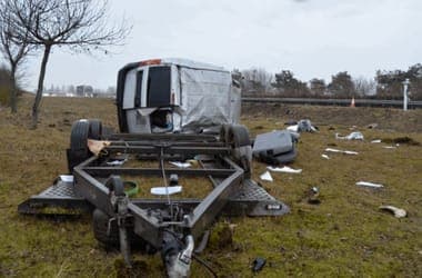 Passenger Dies After Driver Falls Asleep and Crashes into Ditch in Hungary