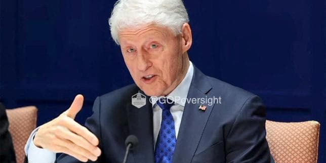 Bill Clinton explains suggestive photos from Epstein files and says nothing 'improper' with Trump's involvement