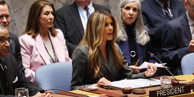 Melania Trump chairs UN meeting on children in conflict