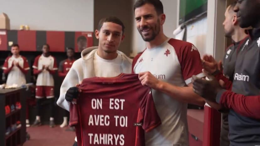 Tahirys dos Santos wird mit Standing Ovations in Metz begrüßt