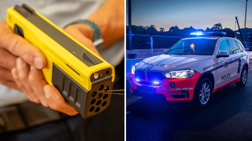 Police Use Taser on Man Threatening Self-Harm in Dudelange, Luxembourg