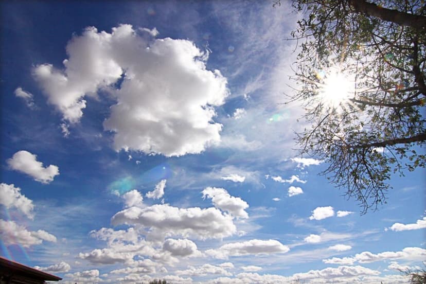 High pressure brings clear skies before midweek showers