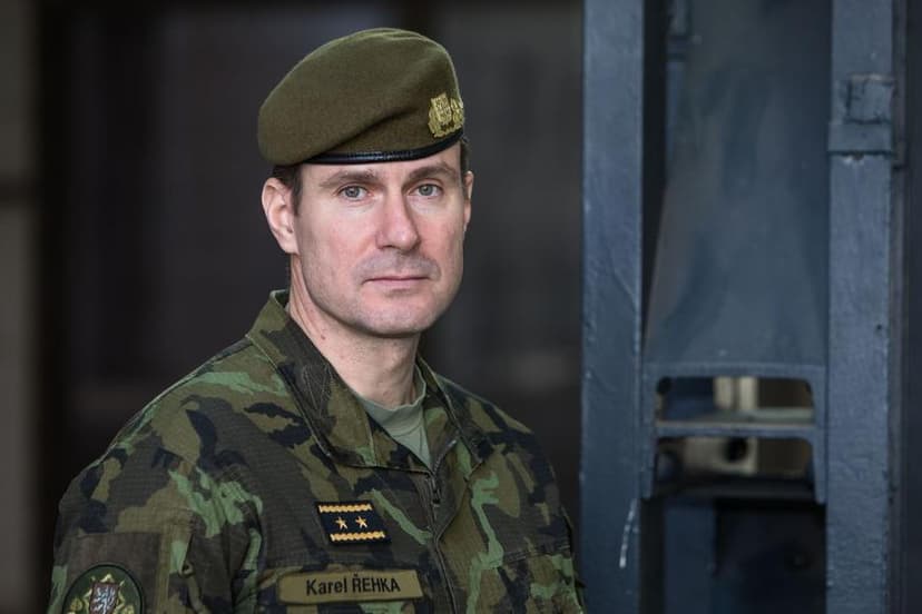 Czech Army Chief Karel Řehka Criticizes Political Interference