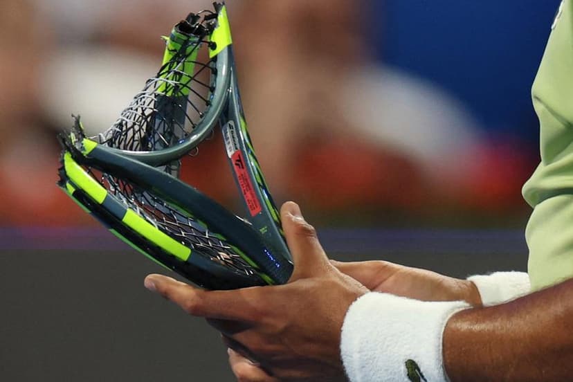 Rocket Destruction Allowed. Austin Created a Destruction Room for Tennis Players