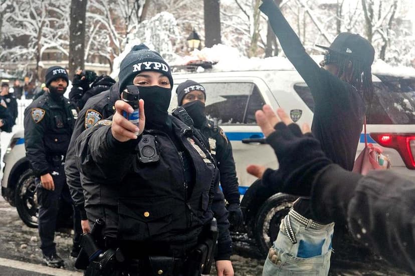 New York Snowball Fight Escalates into Clash with Police, Mayor Weighs In