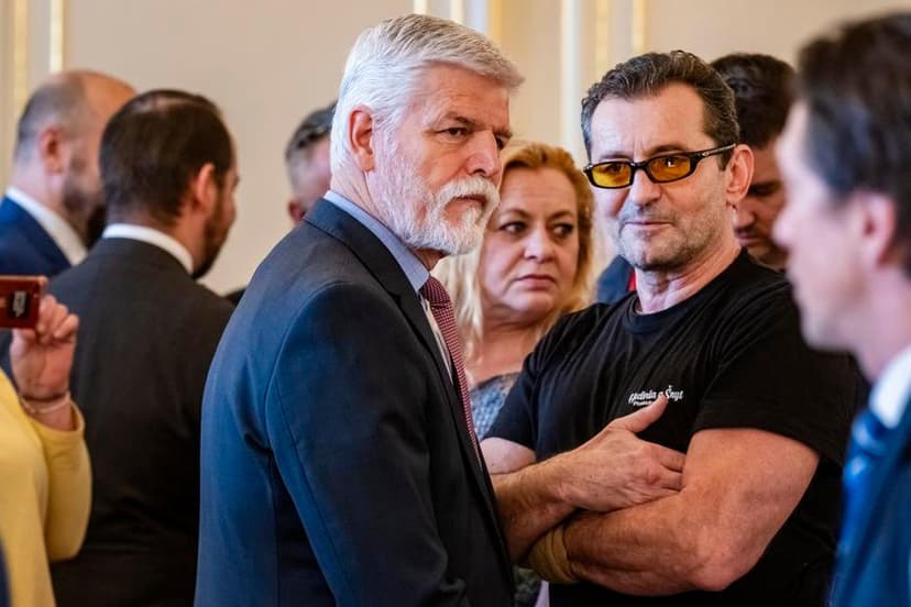 Czech President Pavel's Role as Quasi-Leader of Protesters Questioned