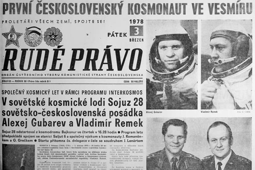 Czech Senator Gifts Communist Newspaper to Foreign Minister in Parliament