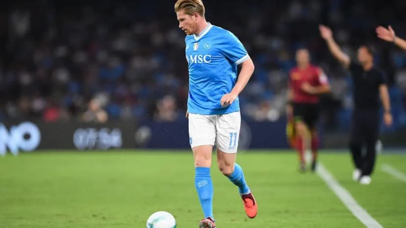 Napoli: great news for Conte as De Bruyne makes his return