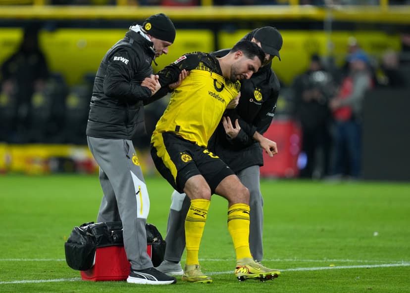 Official | Borussia Dortmund captain Emré Can (32) done for the season with ACL tear