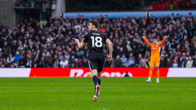 Anton Stach Scores Sublime Free Kick Against Aston Villa