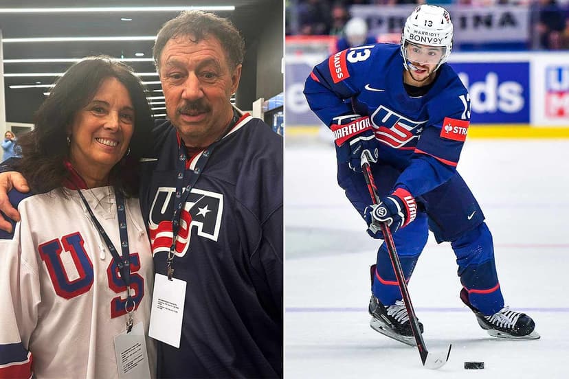 Johnny Gaudreau's Family Cheers on U.S. Men's Hockey Team at Olympics