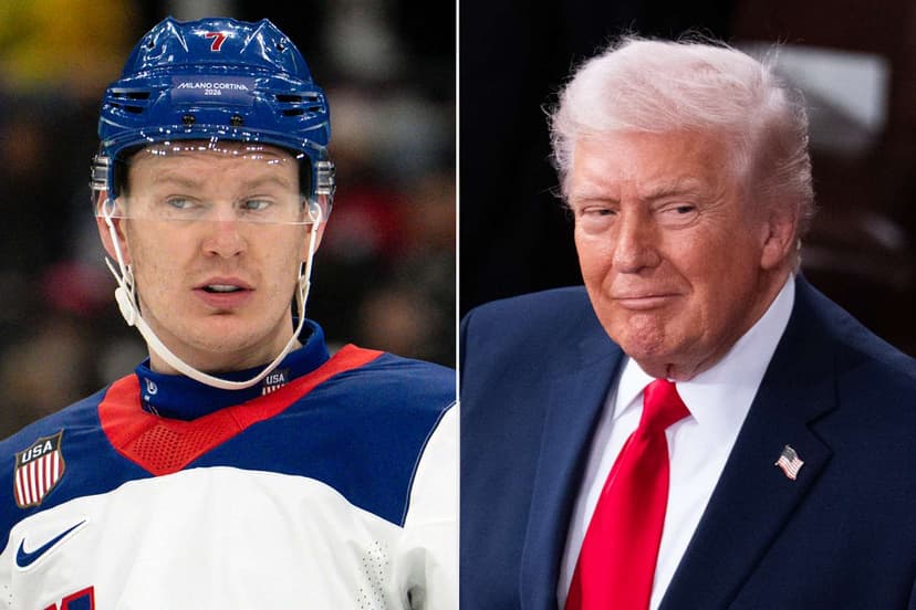 Brady Tkachuk Criticizes 'Fake' White House AI Video of Him Insulting Canadians After Men's Hockey Team's Win: 'Not Who I Am'