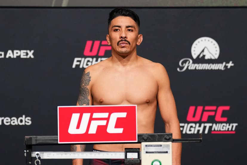 One and done! UFC cuts fighter who stepped up on two days notice but missed weight