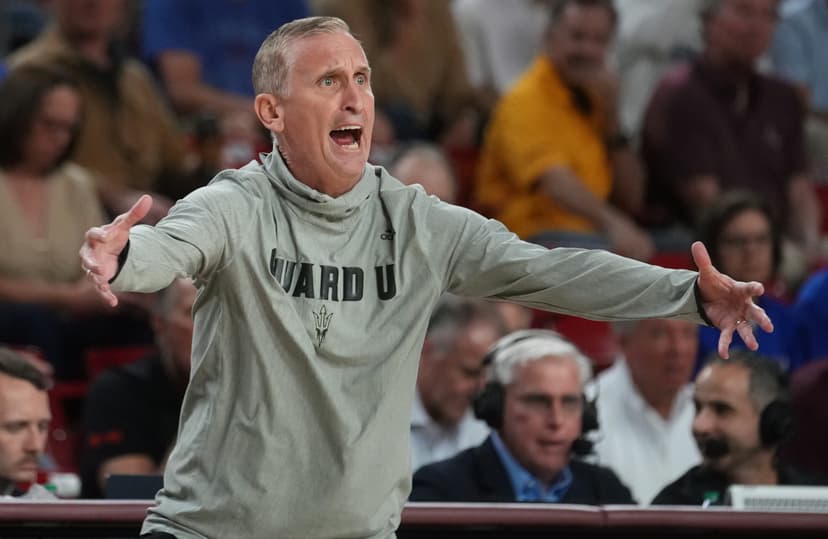 Arizona State beats No. 14 Kansas 70-60 in Hurley’s potential home finale