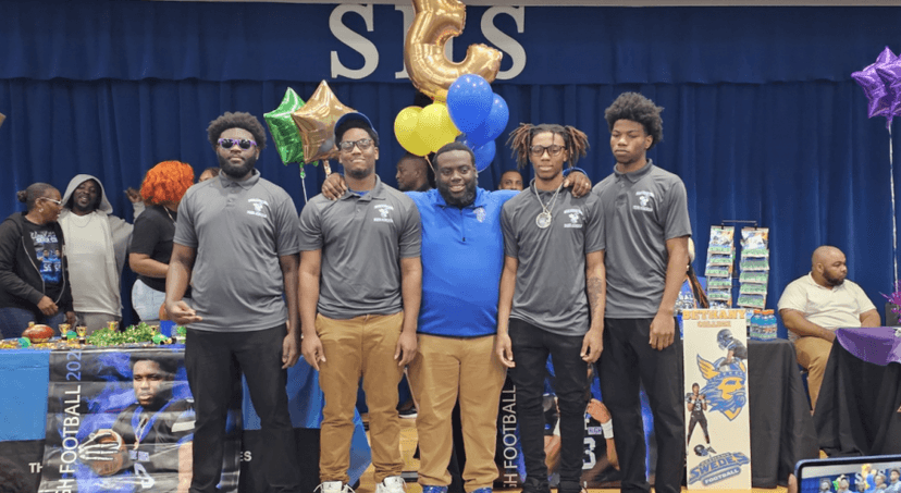 Four Savannah High Football Players Sign to Next Level