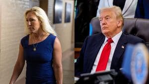 Marjorie Taylor Greene Comments on Party Struggles Ahead of Trump Visit