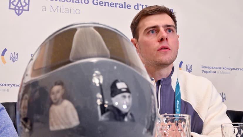 Ukrainischer Skeletoni: „Ich trete 2030 mit meinem Helm an und hole eine Medaille“