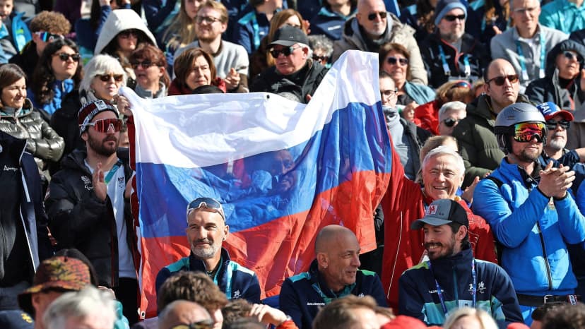 Russia finds a stage in Italy for athletes and art