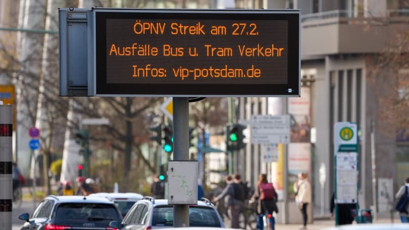 German Public Transport Strike Announced