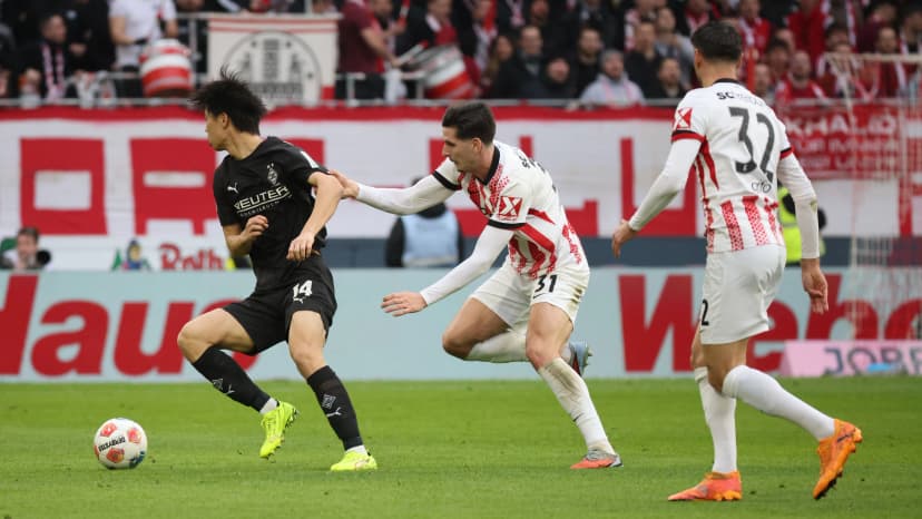 1:2 gegen Freiburg: Gladbach verliert auch gegen Freiburg