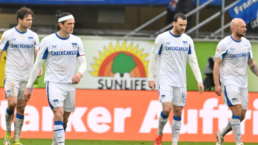 Zweite Bundesliga: Hertha kassiert deutliche Niederlage gegen Paderborn