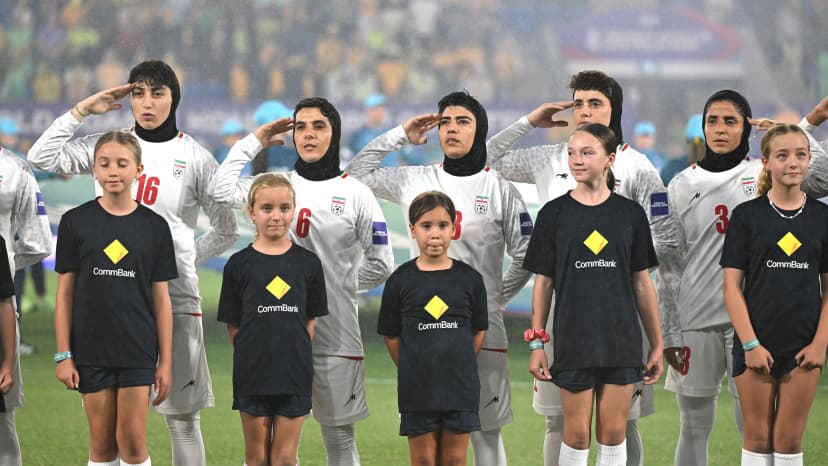 'Traitors of war': Concern for Iranian female footballers