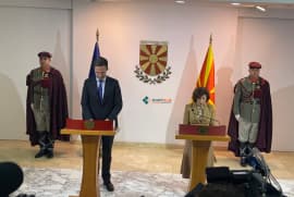 North Macedonia's EU Membership Guarantees Peace, Says Siljanovska-Davkova After Meeting Rutte