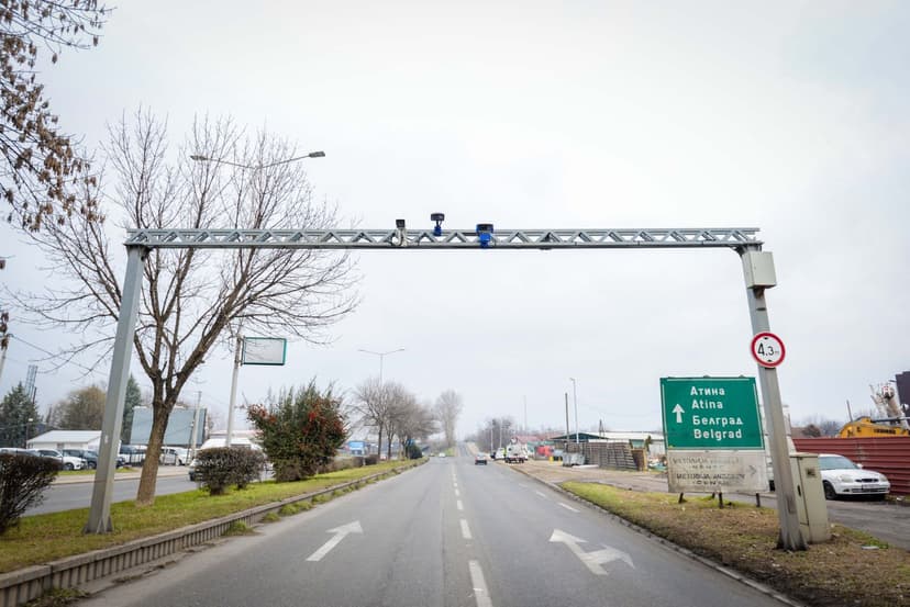 Skopje's 'Safe City' project records nearly 5,000 traffic violations in one week